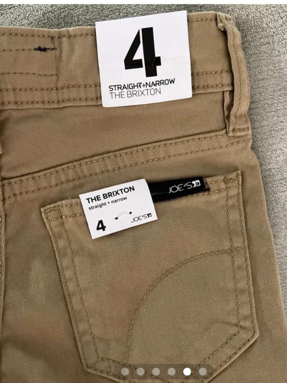 Toddler Boy Tan Joe’s Jeans NWT - Picture 5 of 6